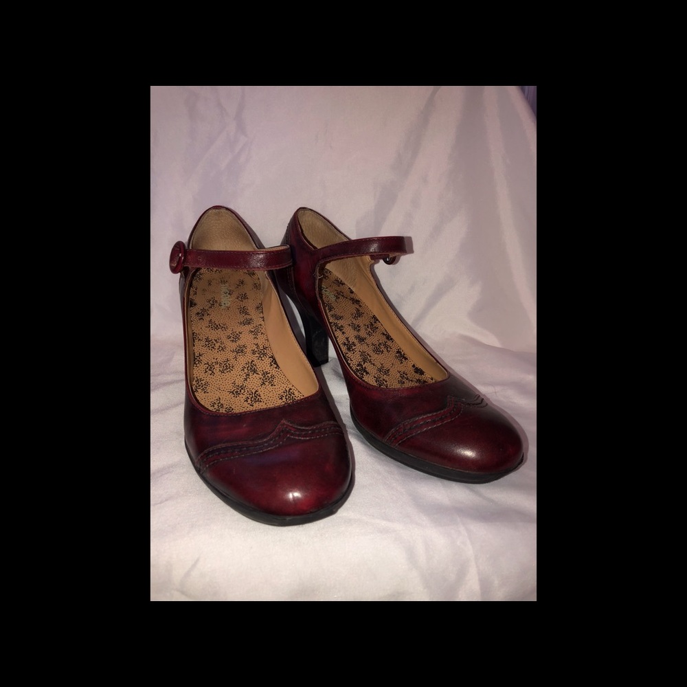 Red MaryJane Pumps